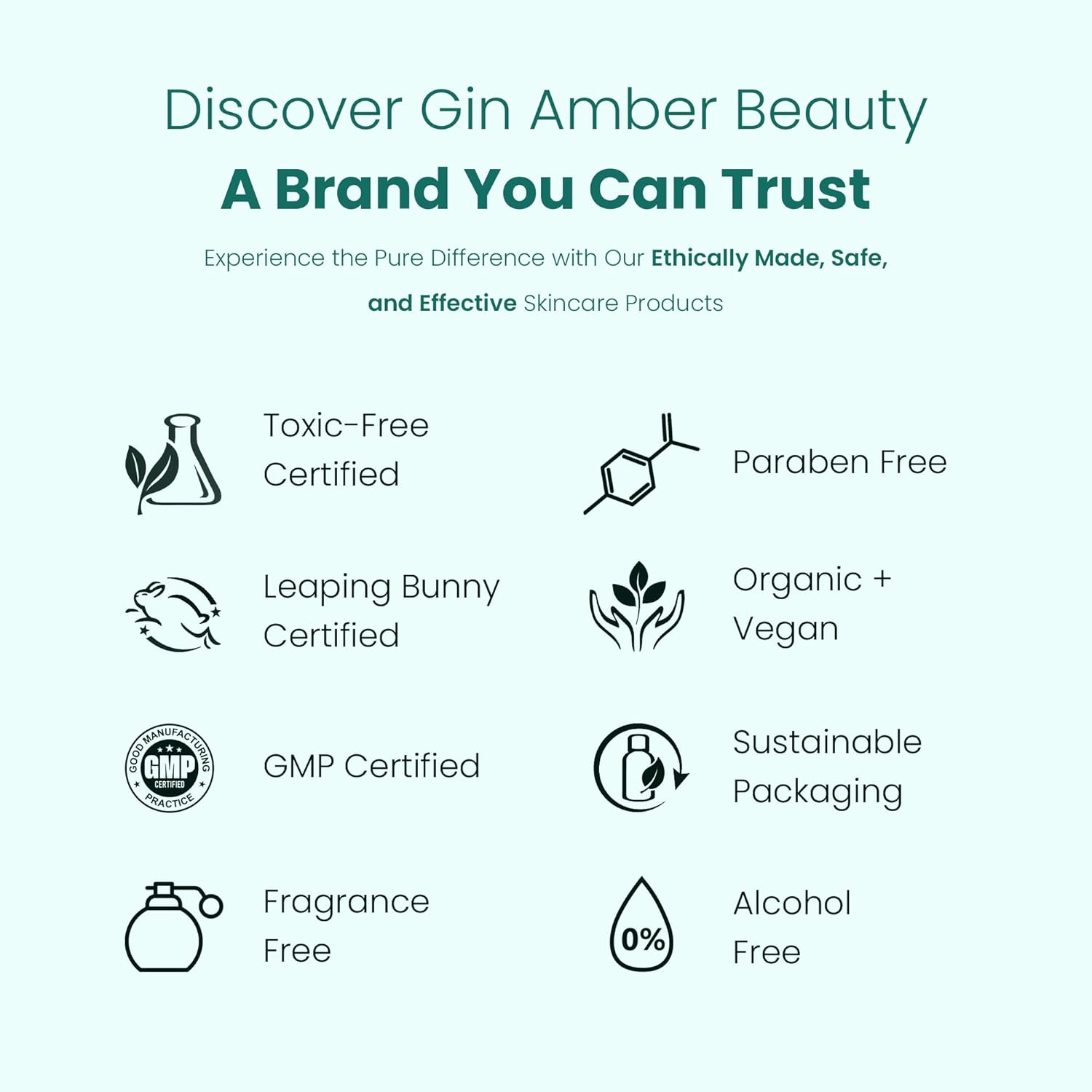 Gin Amber Beauty - Pack of 4 Serums (1 fl oz - 30 ml)