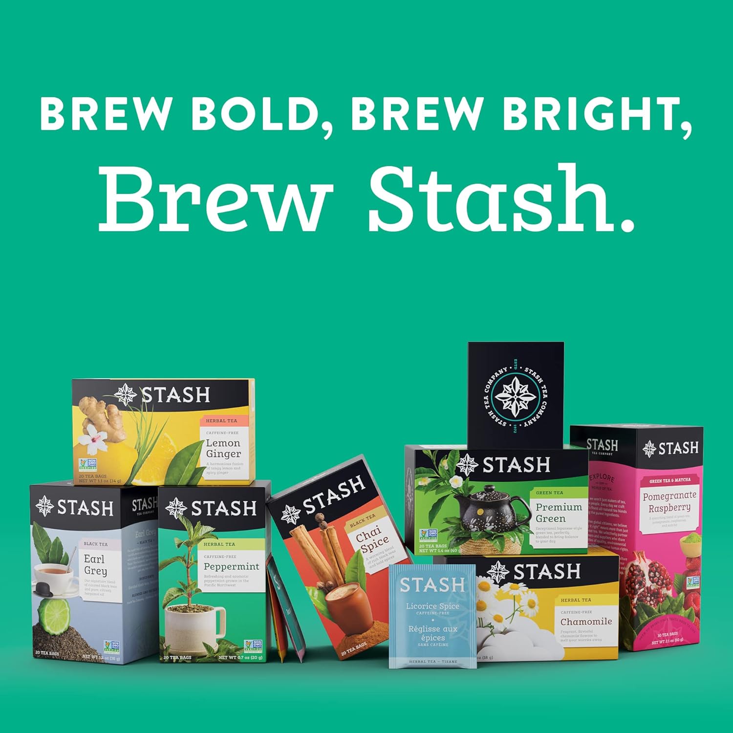 Stash Tea Super Irish Breakfast Black Tea, Box of 100 Tea Bags (Packaging May Vary)