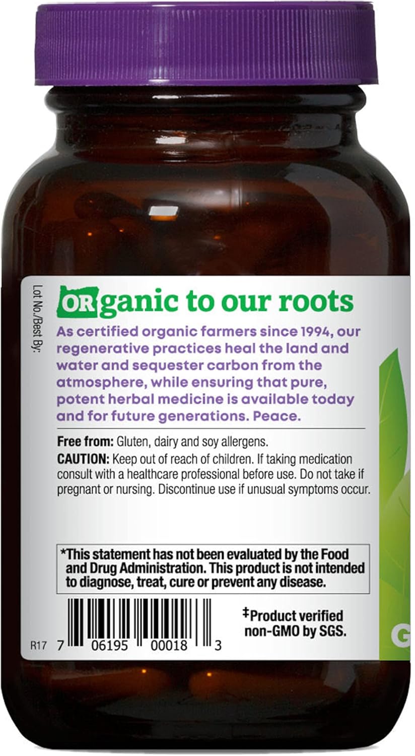 Oregon's Wild Harvest Organic Saw Palmetto Pygeum Herbal Supplement in Vegan Capsules - 90 Count