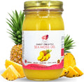 Healthy Herbs Sea Moss Gel (Sweet Pineapple) Wildcrafted from Jamaican St Lucia Gold Seamoss | Wild-Harvested Superfood With Over 90 Essential Vitamins & Minerals | Vegan, Non-GMO, US-Made (16 oz.)