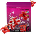 PowderVitamin Electrolytes Powder Plus (20 Servings) Black Tea Hibiscus Electrolyte Powder Keto, Sugar Free, Pink Himalayan Salt,1000mg Potassium,120mg Calcium,120mg Magnesium, Hydration Powder
