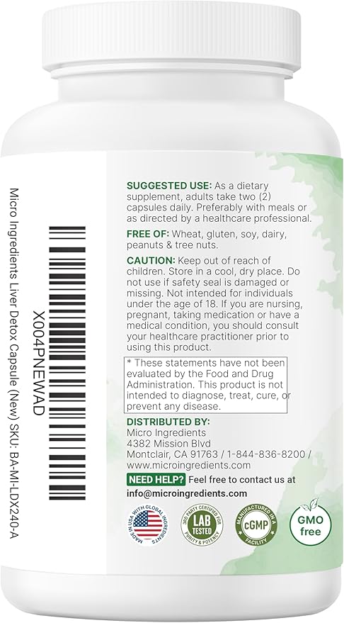 Liver Advanced+, 480 Veggie Capsules | 20-in-1 Complex + Milk Thistle, Dandelion, NAD, NAC, ALA, TUDCA, Glutathione, Artichoke, Turmeric, & Astragalus | Non-GMO, Gluten Free