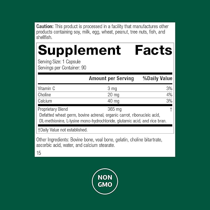 Standard Process Protefood - Protein Metabolism Support Supplement - Aids Bone & Immune Health - Whole Food-Based Supplement for Cellular Health Support - Includes Calcium & Vitamin C - 90 Capsules