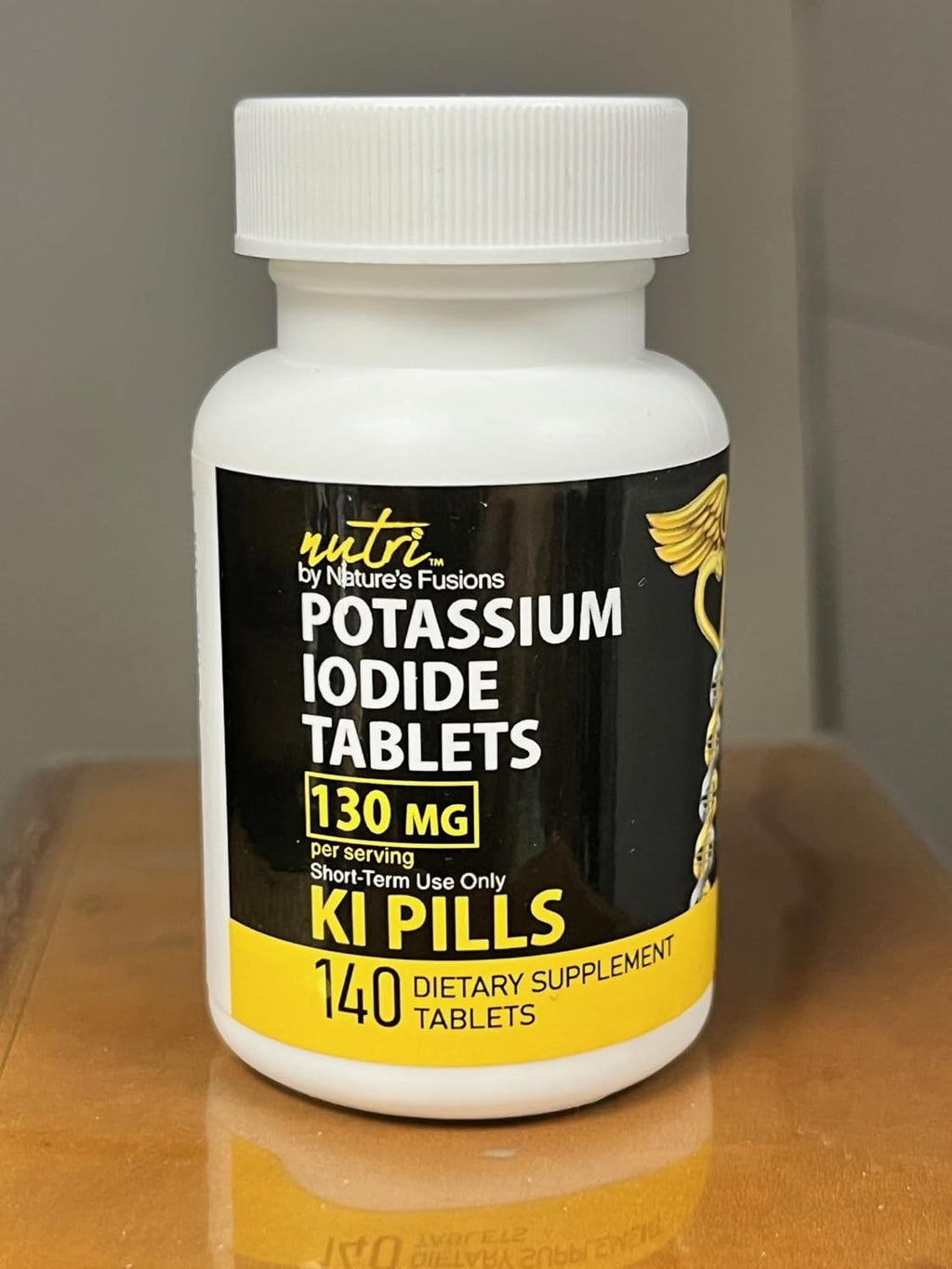Nature's Fusions Potassium Iodide Tablets 130 mg (140 Tablets) EXP 10/2032 - Ki Pill - YODO Naciente