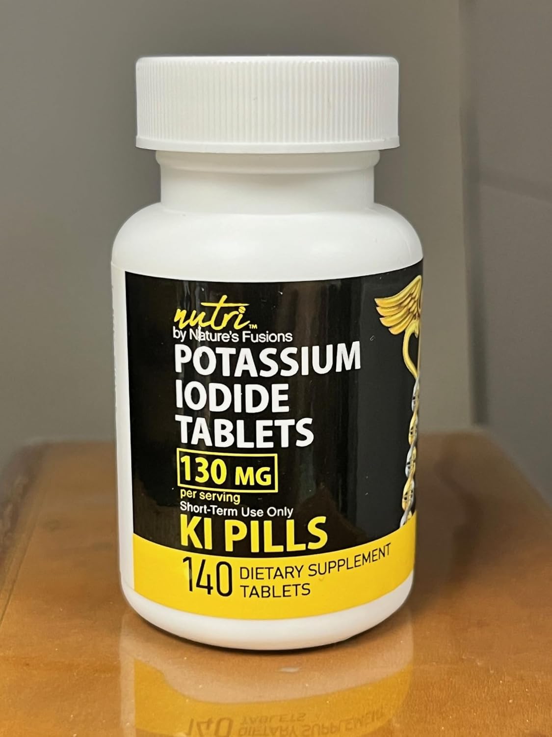 Nature's Fusions Potassium Iodide Tablets 130 mg (140 Tablets) EXP 10/2032 - Ki Pill - YODO Naciente