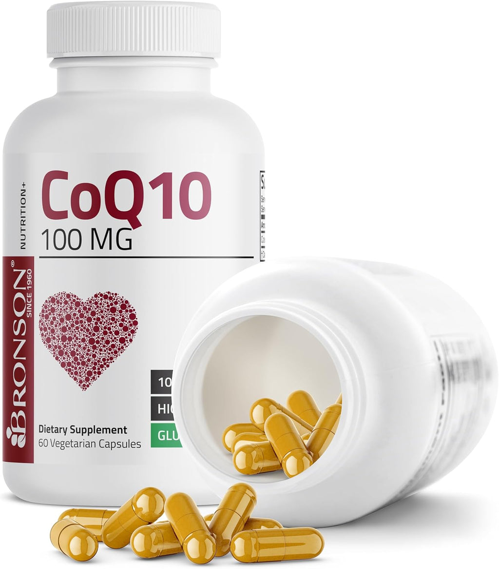 Bronson CoQ10 100 MG High Potency Cellular Energy Production, 60 Vegetarian Capsules