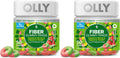 OLLY Fiber Gummy Rings, 5g Prebiotic Fiber, FOS (Fructo-oligosaccharides), Digestive Support, Berry Melon 50ct (Pack of 2)