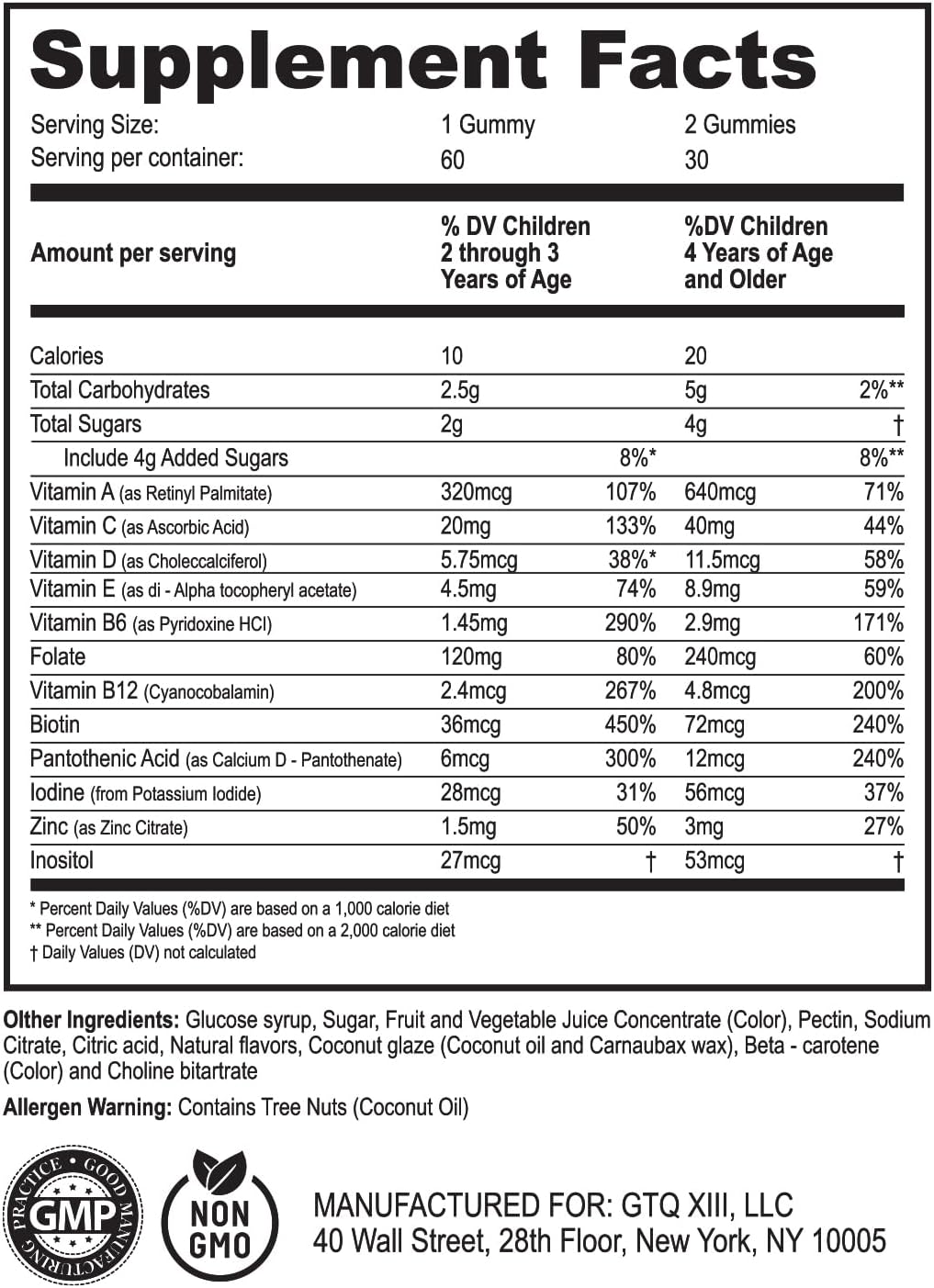 DR. MORITZ Kids Multivitamin Gummies 14 Essential Vitamins Daily Supplement for Ages 2+ Vitamin ACDE Vegetarian B6 B12 Zinc Biotin Gummy Multivitamins for Children- (60 Count)