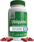 Health Thru Nutrition Ubiquinol 200mg 90 Softgels as Kaneka QH Reduced CoQ-10 | Stabilized - 3rd Party Tested | Enhanced Bioavailability | Cardiovascular & Mitochondria Function Support | Non-GMO
