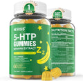 NEVISS 1Pack 5-HTP Gummies + GABA - Melatonin Free - Relaxation Gummies with Banana Extract, L-Theanine,L-Tryptophan, Vitamin D3 for Healthy Rest Cycle & Circadian Rhythm,Brain Function & Muscle Relax