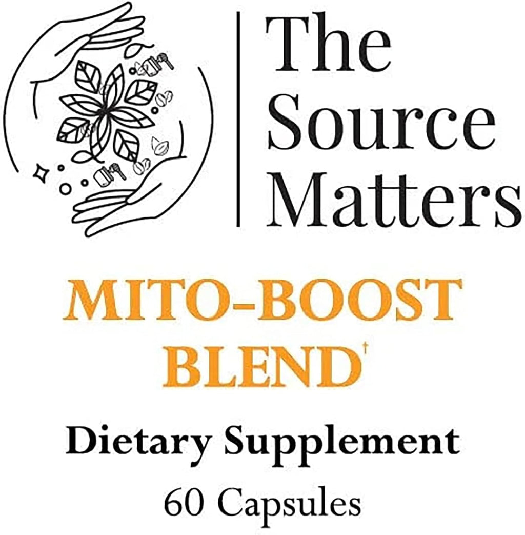 Mito-Boost Blend Dietary Supplement | Cellular Energy and Anti-Aging, Nutrient Daily Support with Antioxidants, Detox Pathway Management, Immune System Maintenance (60 Capsules)