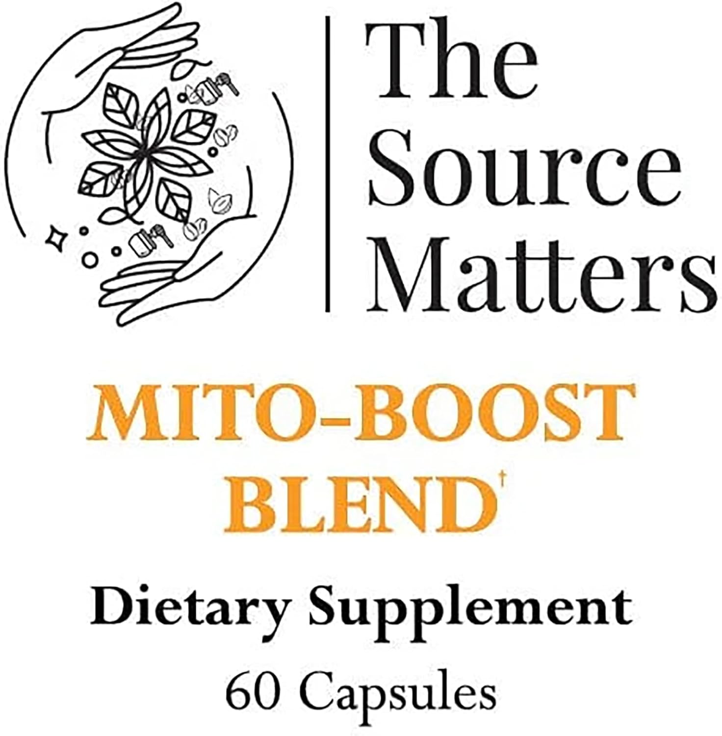 Mito-Boost Blend Dietary Supplement | Cellular Energy and Anti-Aging, Nutrient Daily Support with Antioxidants, Detox Pathway Management, Immune System Maintenance (60 Capsules)