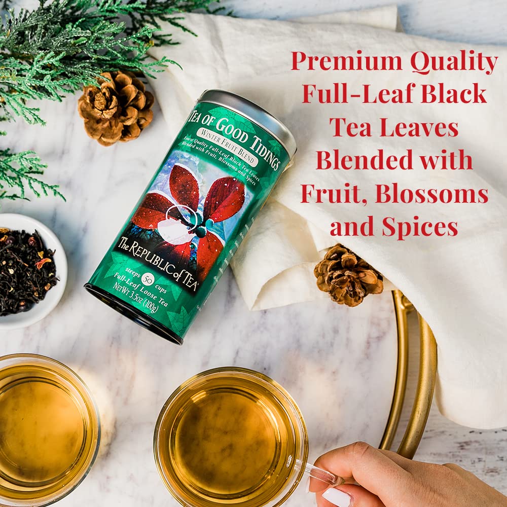 The Republic of Tea, Tea of Good Tidings, Full Leaf 3.5 Oz.