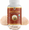Medicinal Foods Lion’s Mane Capsules Dietary Supplement | Full Spectrum Highest Potency, Organic Steam-Activated, Brain, Gut, & Focus Support, Adaptogenic Wellness, Vegan, Gluten-Free, Non-GMO