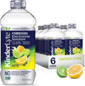 KinderLyte Advanced Electrolyte Solution for Kids and Adults - Hydration Drink (Lemon Lime, 6 Count), With PreMax Prebiotics, No Artificial Sweeteners or Flavors, No Synthetic Dyes