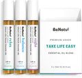 Essential Oil Set (Relax, Night, Balance), Aromatherapy Roll On Blends for Massage, Body Care & Home Use, Great Fragrance Gift for Men & Women Relaxation