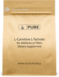 Pure Original Ingredients L-Carnitine L-Tartrate (8oz) Powder, Amino Acid Supplement, Lab-Verified