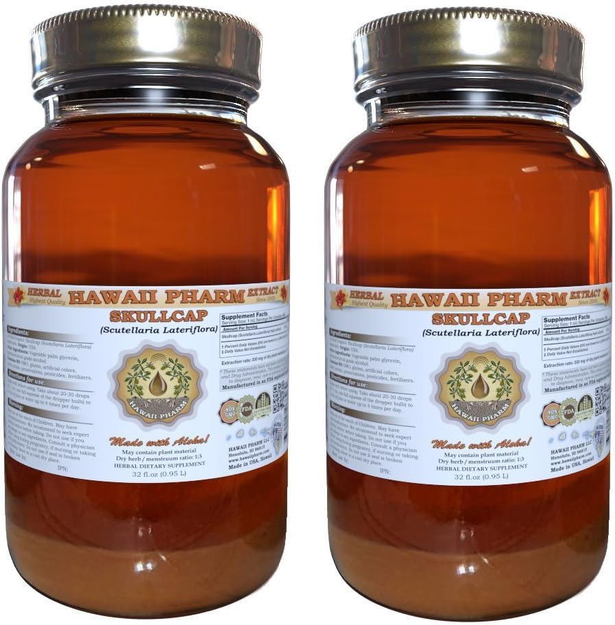 Skullcap (Scutellaria lateriflora) Liquid Extract 2x32 fl.oz