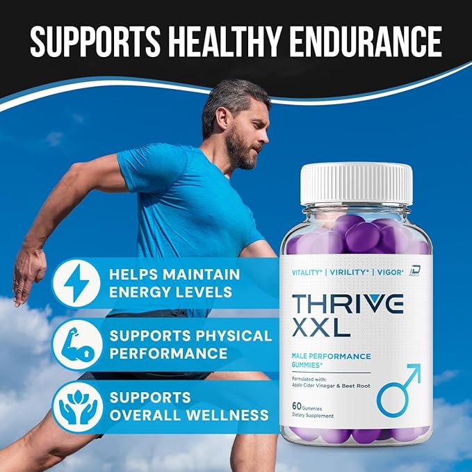 Thrive XXL Multivitamin Gummies – ThriveXXL Gummy Advanced Natural Support (3 Pack – 180 Gummies)