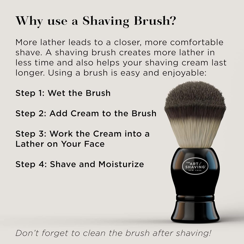 The Art of Shaving Sandalwood Shaving Cream for Men – Protects Against Irritation and Razor Burn – Hydrates and Nourishes Dry Skin – Clinically Tested for Sensitive Skin – 2.5 oz