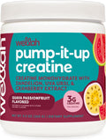 Wellah Creatine for Women - Creatine Monohydrate with Dandelion & Cranberry Extract (50 Servings, Guava Passionfruit)