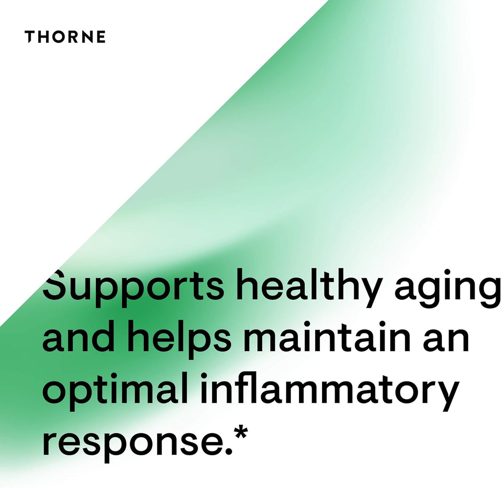 THORNE PolyResveratrol-SR - Trans-Resveratrol Supplement for Healthy Aging* - 60 Capsules