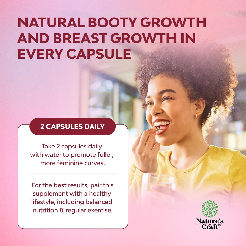 Natures Craft G Curve Horny Goat Weed for Women - Invigorating Feminine Blend with Maca Root Female and Tribulus Terrestris Enhanced Energy Mood Performance