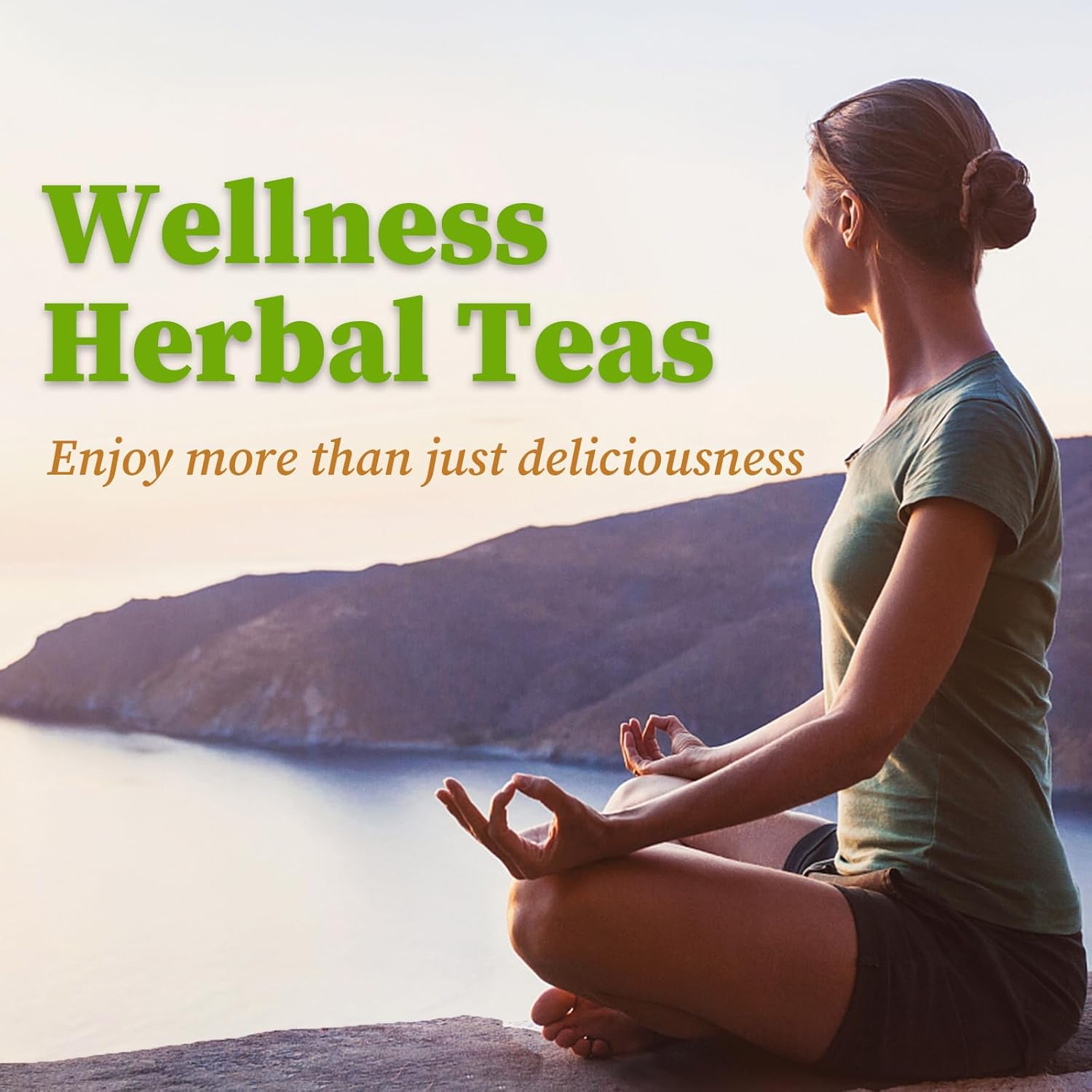 FullChea - Papaya Leaf Tea Bags, 50 Teabags - Natural Herbal Tea with Dried Papaya Leaves - Caffeine-Free Wellness Tea