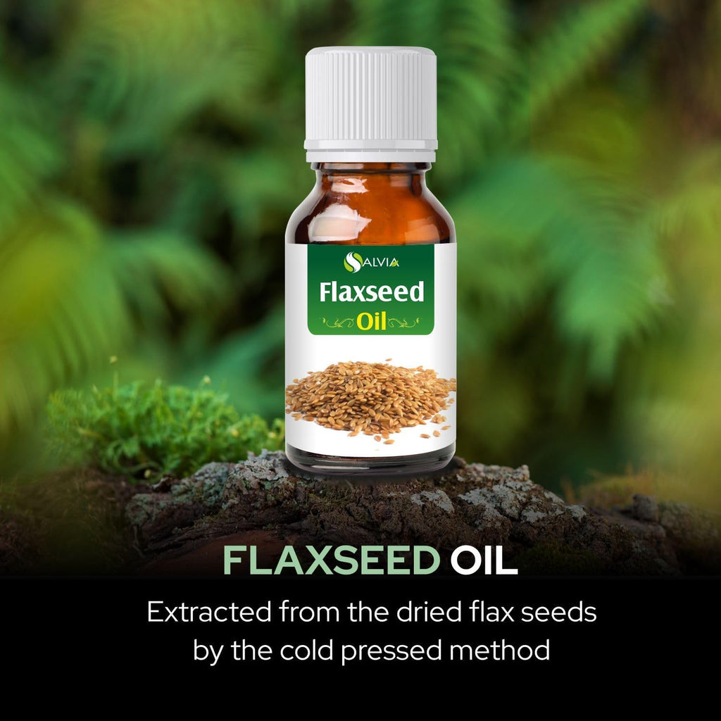 Flax Seed Oil 100% Natural Pure UNDILUTED Uncut Carrier Oil (1.69 fl oz)