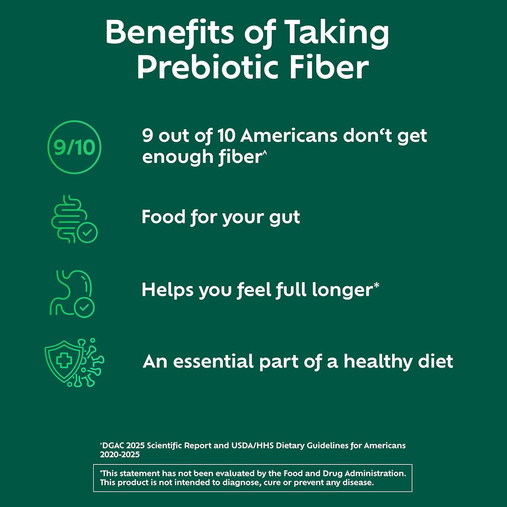 Benefiber On The Go Prebiotic Fiber Supplement Powder for Digestive Health, Daily Fiber, Unflavored Stick Packs - 36 Sticks (Pack of 2)