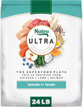 Nutro Ultra Senior Dry Dog Food with a Trio of Proteins from Chicken, Lamb and Salmon, 24 lb Bag