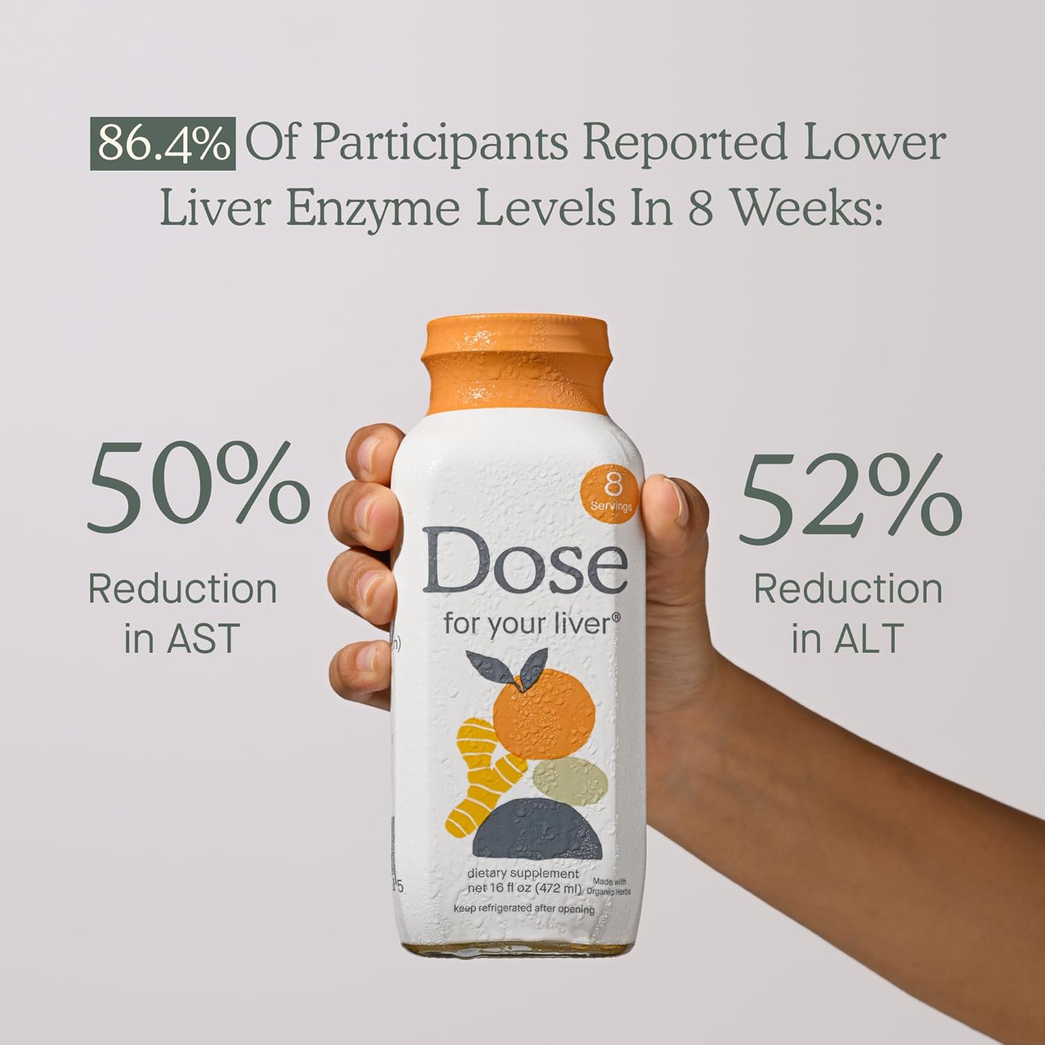 for Your Liver Cleanse Detox & Repair, Organic Milk Thistle Supplement with Turmeric, Dandelion, Ginger, and Orange, Promotes Optimal Liver Function,16oz Bottle, 3 Pack (3 Weeks Supply)