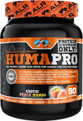 Humapro | Amino Acids Protein Matrix for Humans | 99% Utilization for Lean Muscle | Vegan, Gluten Free | 667g / 90 Servings (Exotic Peach Mango)