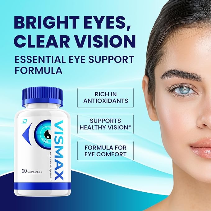 Vismax Capsule Supplement – Vis Max Eye Support Multivitamin with Natural Ingredients (1 Pack - 60 Capsules)