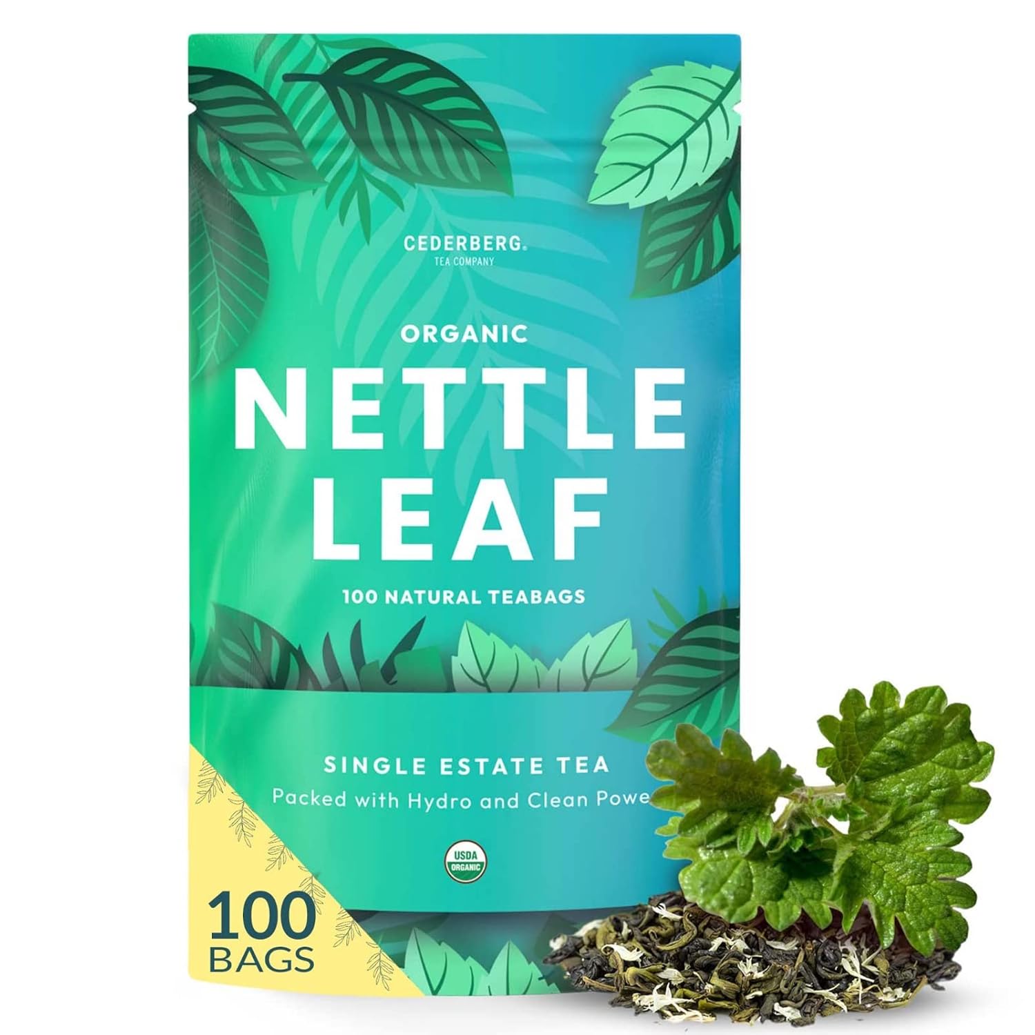 Organic Nettle Leaf Tea | Eco-Friendly Tea Bags | Non-GMO Caffeine Free Tea With Zero Sugar | Cederberg Tea Company.