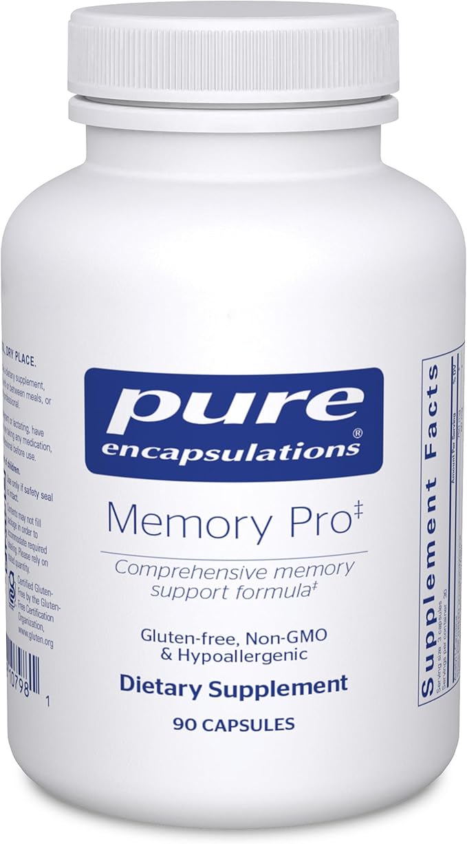 Pure Encapsulations Memory Pro | Comprehensive Memory Support Formula | 90 Capsules