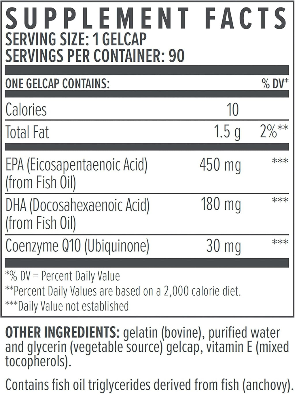 Biote Nutraceuticals - Omega 3 + CoQ10 - Heart + Brain (90 Gel caps)