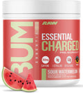 RAW Pre-Workout Powder, Essential CHARGED (Sour Watermelon) - Preworkout Supplement for Men & Women - Supports Focus, Mood & Performance - Caffeine, Alpha-GPC, L-Citrulline, Beta Alanine (25 Servings)