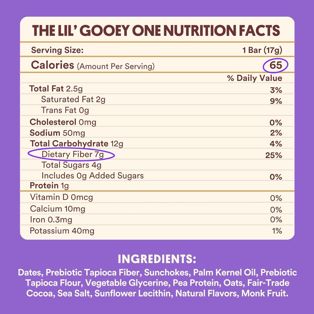Harken Sweets The Lil’ Gooey Ones, Mini Oat Milk Chocolate Candy Bars with Date Caramel, Sweetened with Dates, No Sugar Added, High Fiber, Nut-Free, Gluten-Free, Plant-Based, 6 Pouches (30 Bars)