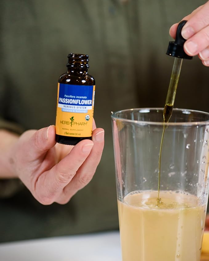 Herb Pharm Certified Organic Passionflower Liquid Extract - 4 Fl Oz