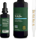 Global Healing Premium NAD+ Liquid Supplement - Sublingual NAD Drops - Liposomal NAD Plus Serum for Cellular Renewal - Nicotinamide Riboside Formula for Men & Women (2 Oz)