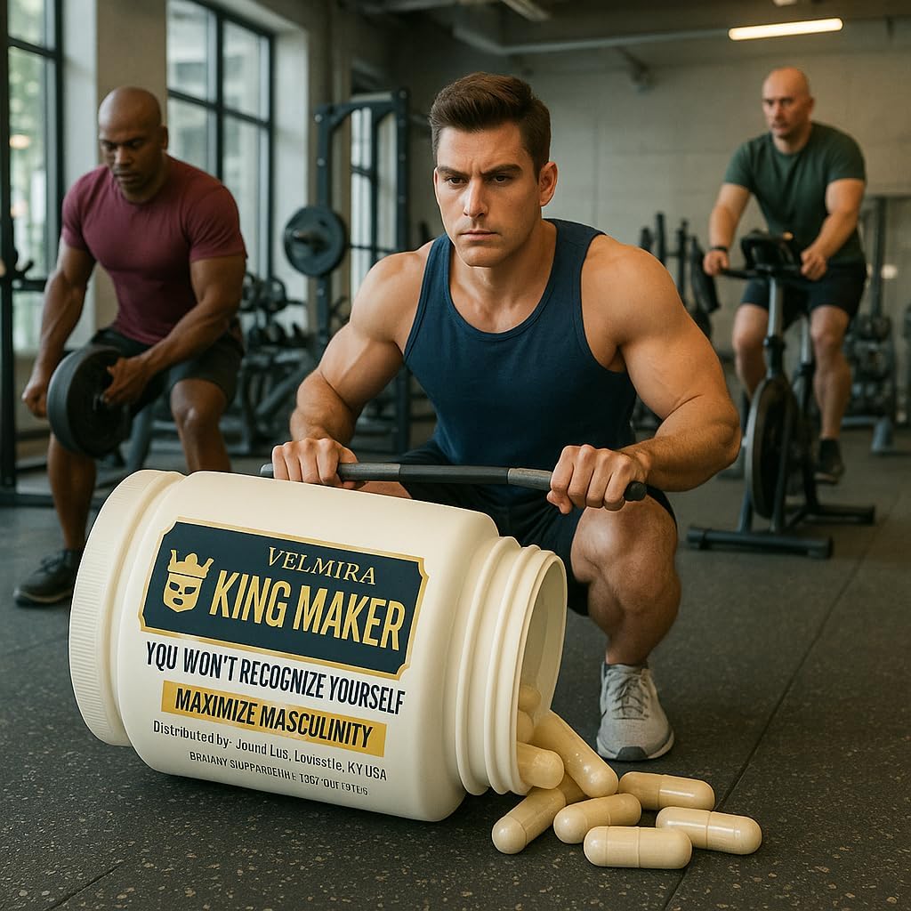 Velmira™ .King Maker Supplement for Men 13-in-1.Sugar-Free .Energy Support .Muscle Recovery.Health Support -Zinc-Tongkat Ali -Maca-Magnesium-Vitamin D3. Supplement.120 Capsules-(1) kin .Pack of 1