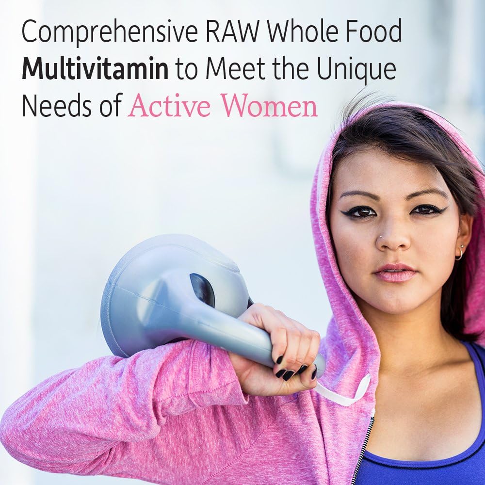 Garden of Life Vitamin Code Raw One for Women, Once Daily Women's Multivitamin - 75 Capsules, One a Day Vitamins Whole Food Iron, Probiotics for Digestive Health, Gluten Free Vegetarian