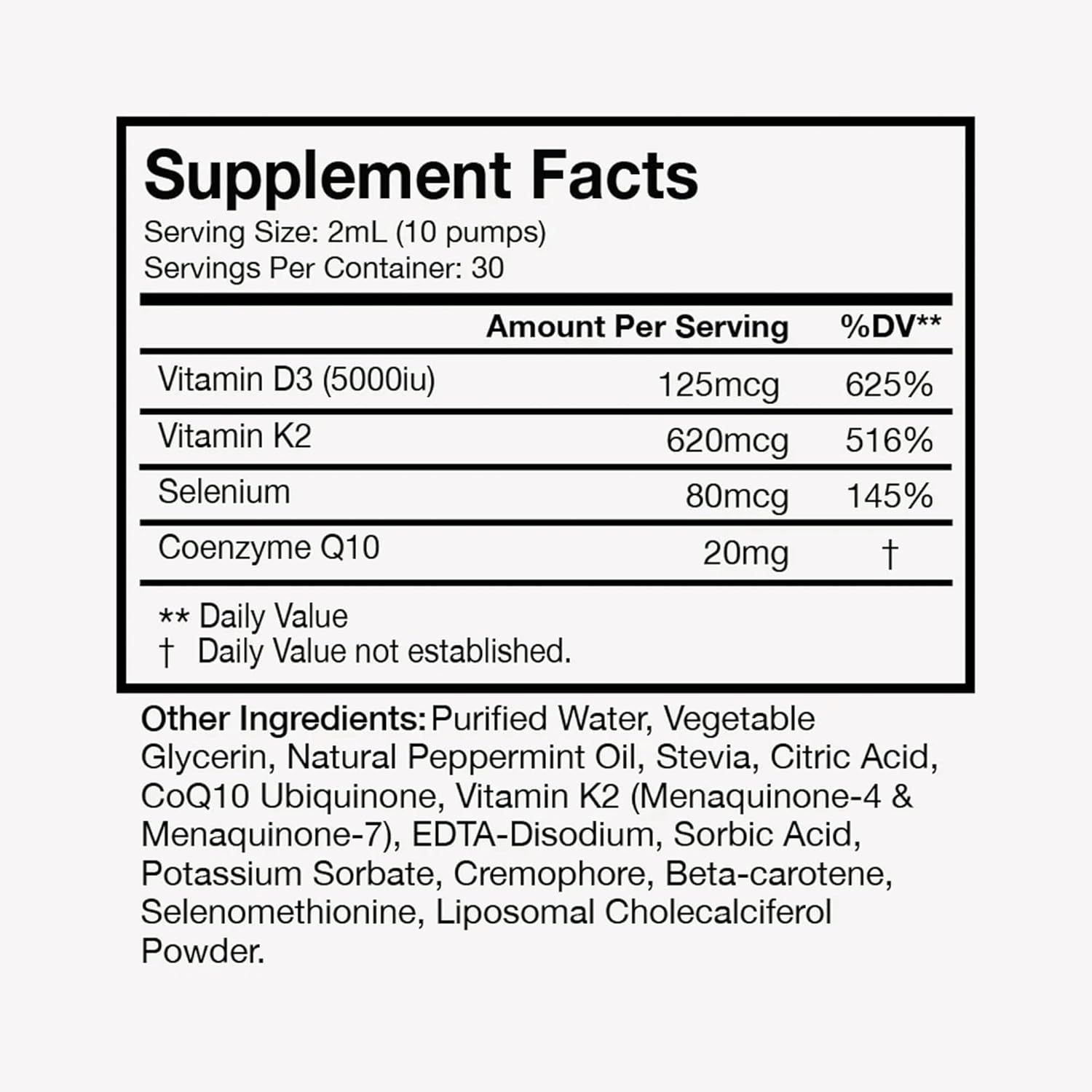 Terra Health Essentials - Liposomal Vitamin D3 + K2 | Bone Health & Calcium Absorption (1 Bottle, 30 Day Supply)
