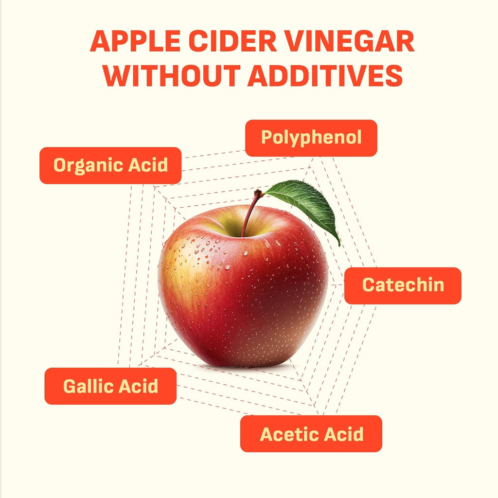 [Liveling] Apple Cider Vinegar Drink Stick – Lemon Flavor | Supports Digestion, Daily Cleanse, Sugar-Free, Low-Calories, Portable On-The-Go Packets (30 sticks)