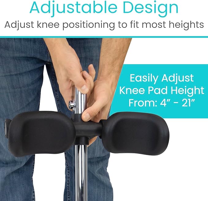 Vive Patient Turner - Turn Transfer Aid for Elderly - Mobility Sit to Stand Device for Transferring from Bed, Seat & Wheelchair - Pivot Disc 360 Degree Rotation w/Handle - Standing Aids & Supports