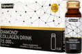 Diamond Liquid Collagen Drink, Gift for Man & Women, 15000 mg Hydrolyzed Marine Collagen Peptides with Vitamin C, Pomegranate, Healthy Hair Skin Nails Joints Bones Support, 50 ml x 10 Bottles