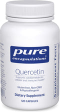 Pure Encapsulations Quercetin - 500 mg - Immune Support, Cellular Health & Heart Health - Antioxidant Supplement - Gluten Free & Non-GMO - 120 Capsules