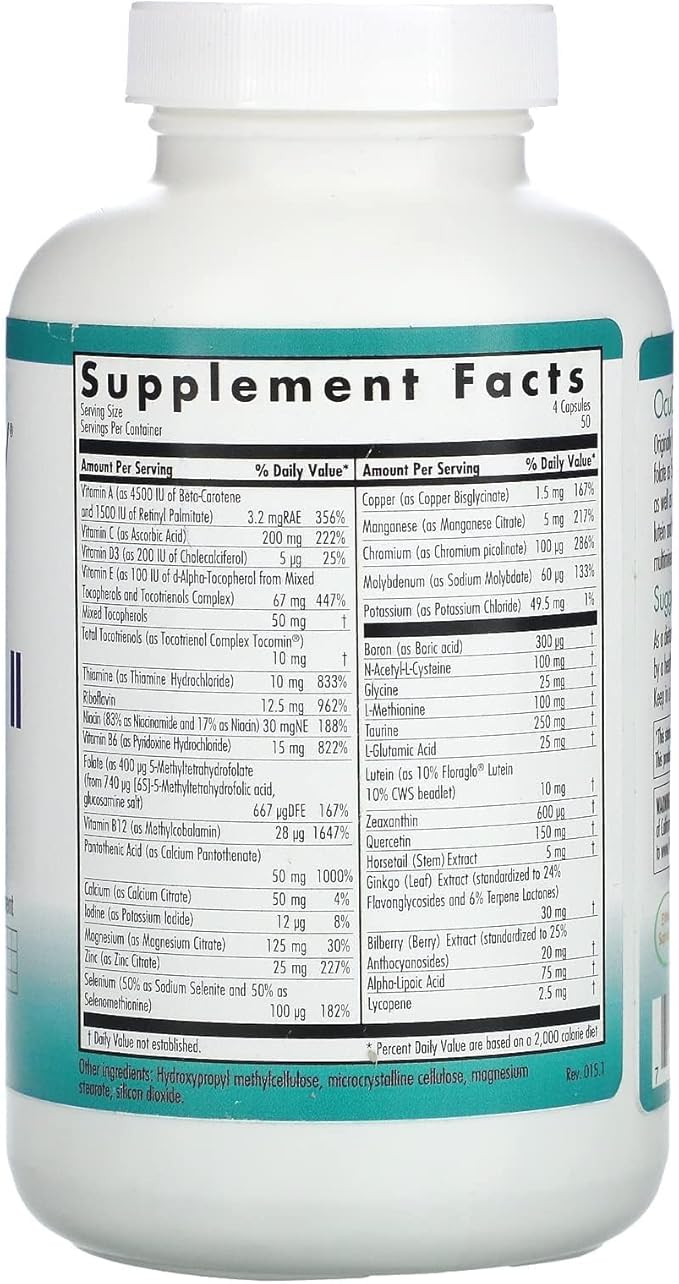 Nutricology Ocudyne II, Vegicaps, 200-Count