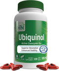 Health Thru Nutrition Ubiquinol 100mg 120 Softgels as Kaneka QH Reduced CoQ-10 | Stabilized - 3rd Party Tested | Enhanced Bioavailability | Cardiovascular & Mitochondria Function Support | Non-GMO